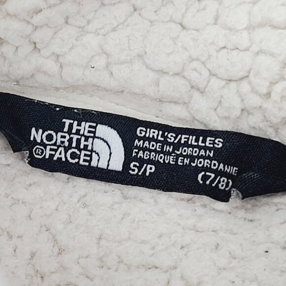 The North Face Girls' Creamy White Campshire Sherpa Fleece Pullover Size S (7/8) - Picture 6 of 12